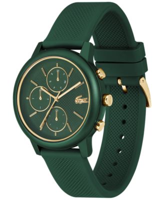 Men's L.12.12 Move Green Silicone Strap Watch, 42mm