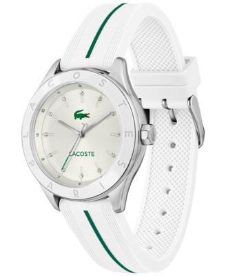 Women's Billie White Silicone Strap Watch, 36mm