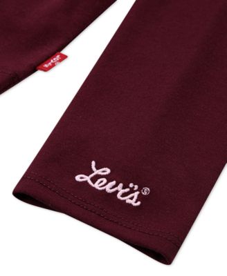 Little & Toddler Girls 2-Piece Long Sleeve T-Shirt and Western Skirtall Set