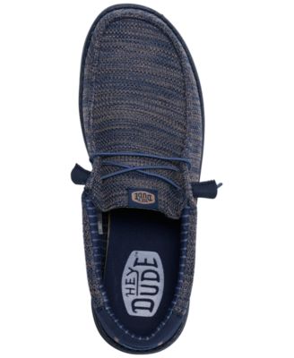 Men's Wally Stretch Sox Slip-On Casual Moccasin Sneakers from Finish Line