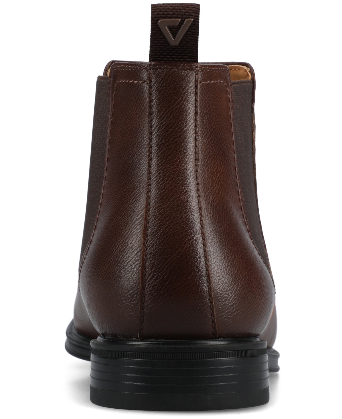 Vance Co. Vance Men's Josiah Medium And Wide Width Chelsea Boot In Brown