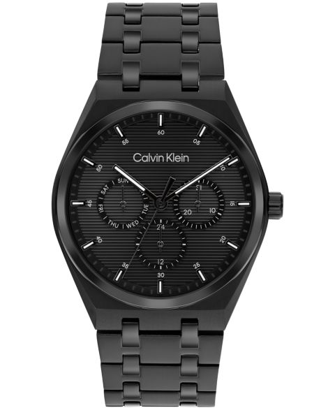 Мужские часы Calvin Klein CK Motion Black IP Stainless Steel Bracelet Watch 39mm