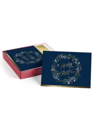 Christmas Wreath Holiday Boxed Cards