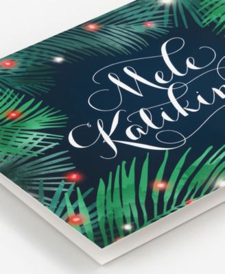 Tropical Merry Christmas Holiday Boxed Cards