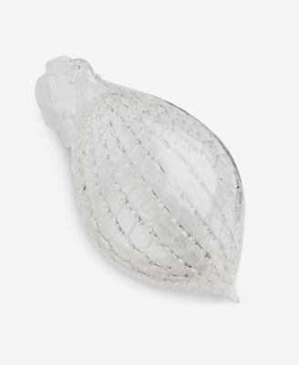 Iced Delight Glass Drop Ornament, Macy's Exclusive 