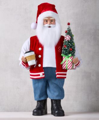 Whimsy Caucasian Varsity Jacket Santa, Macy's Exclusive 