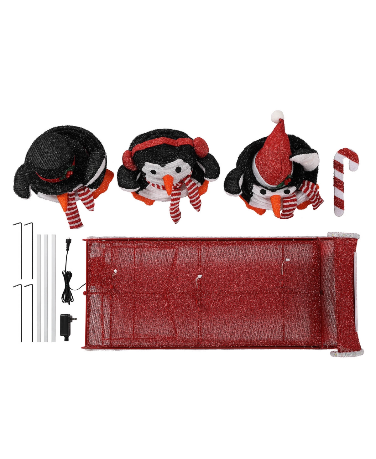 Mr. Christmas Outdoor Animation Sledding Buddies In Multi