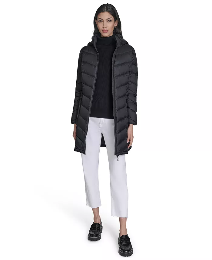 Women's Packable Hooded Puffer Coat - thumbnail 7