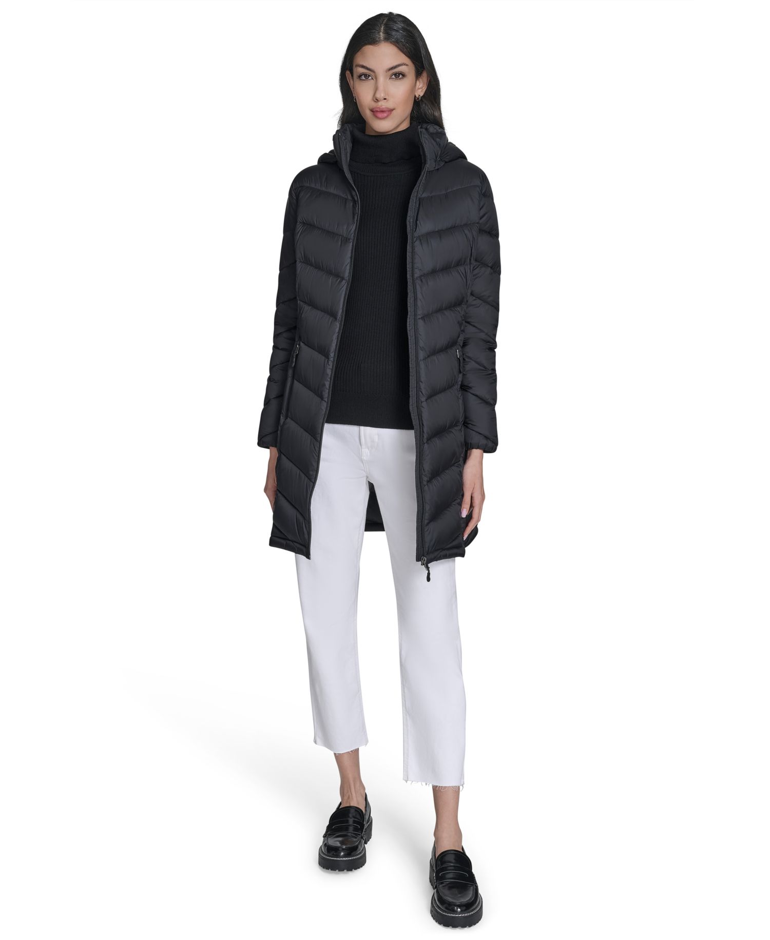 Women's Packable Hooded Puffer Coat