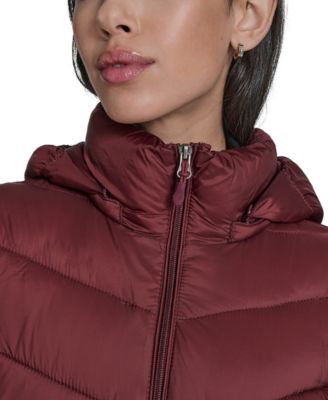 Women's Packable Hooded Puffer Coat, Created for Macy's