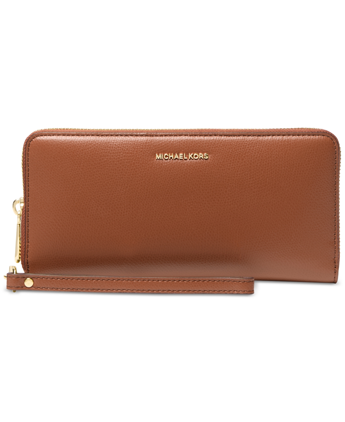 Michael Kors Michael  Jet Set Travel Continental Wallet In Brown