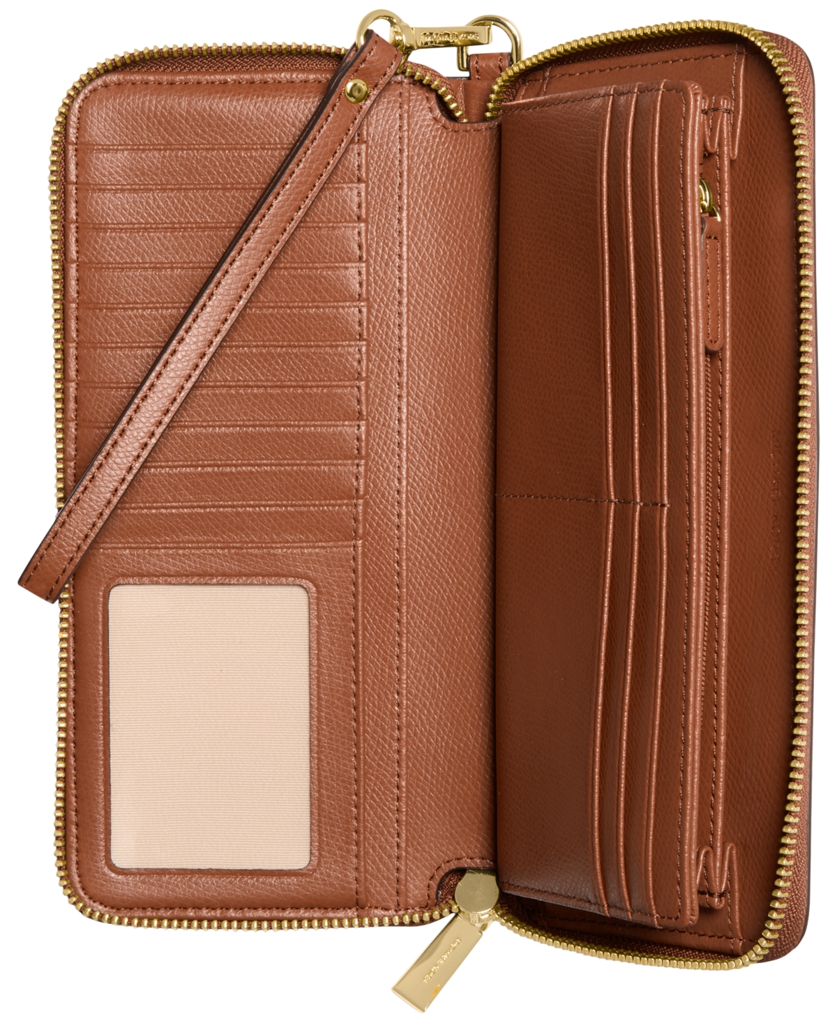 Michael Kors Michael  Jet Set Travel Continental Wallet In Brown