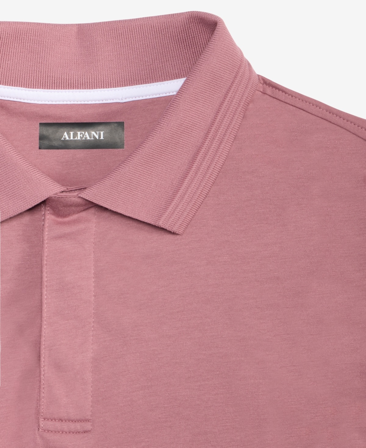 Alfani Men's Regular-fit Mercerized Polo Shirt, Created For Macy's In Pink