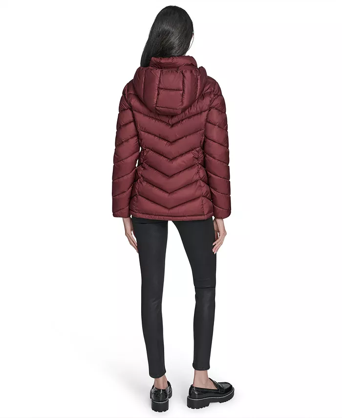 Women's Packable Hooded Puffer Coat - thumbnail 10