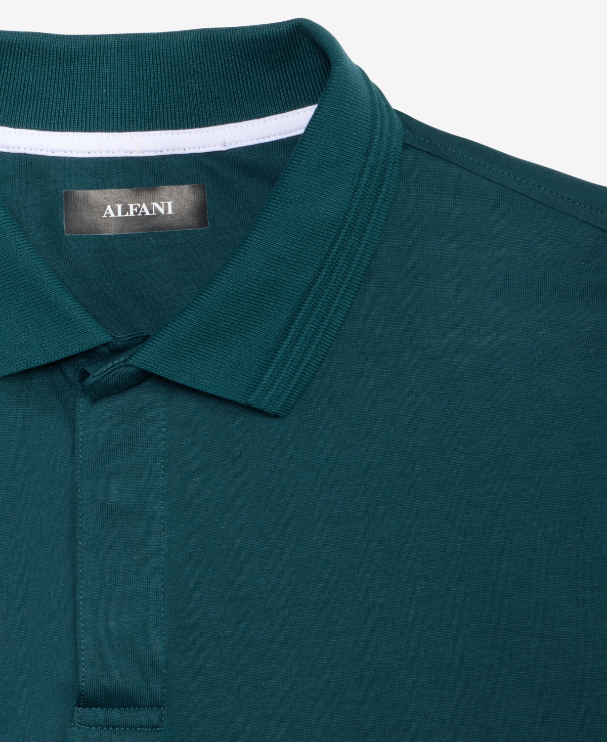 Alfani Men's Regular-fit Mercerized Polo Shirt, Created For Macy's In Green