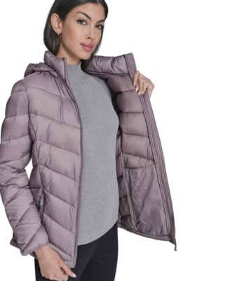 Women's Packable Hooded Puffer Coat, Created for Macy's