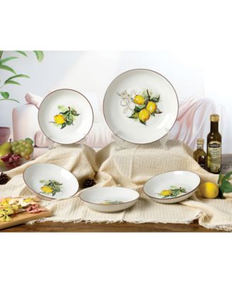 Lemon 5-Pc. Pasta/All-Purpose Bowl Set