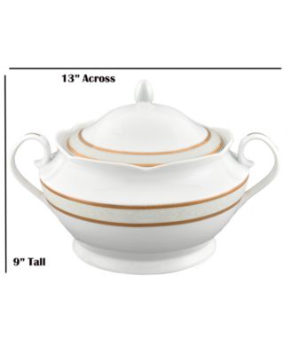 Amelia Porcelain Tureen with Lid