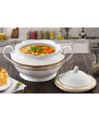 Isabella Porcelain Tureen with Lid