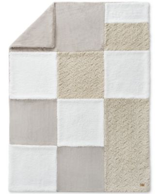 Orly Mixed Faux-Fur Throw, 50" x 70"