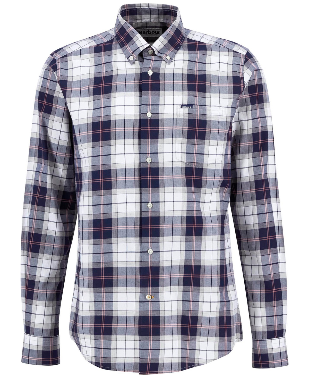 Barbour Men's Turner Tailored-fit Micro-houndstooth Button-down Shirt In Multi