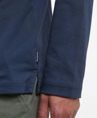 Men's Tailored Fit Premium Corpatch Long Sleeve Polo Shirt