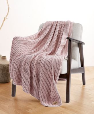 LAST ACT! Luna Cotton Waffled Knit Throw, 50" x 70"