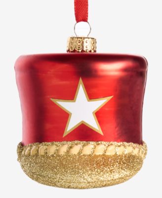 Thanksgiving Day Parade 2025 Glass Hat Ornament, Macy's Exclusive