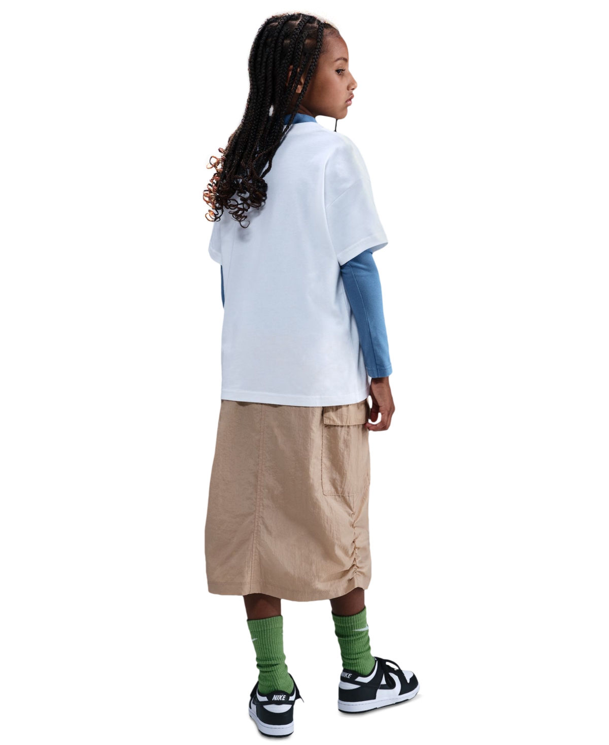Nike Big Kids Sportswear Logo Graphic T-shirt In White