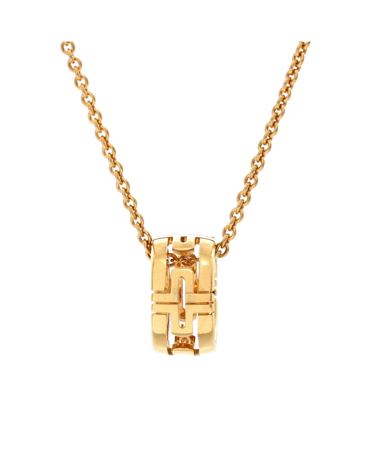 Parentesi Pendant Necklace - 18k yellow gold