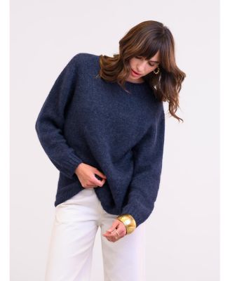 Women's Alpaca Cotton Slouch Sweater
