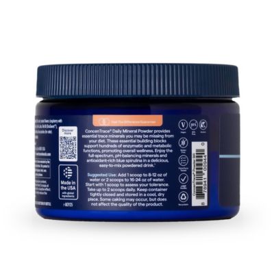ConcenTrace Daily Mineral Powder Supports Energy & Digestion - 60 Servings