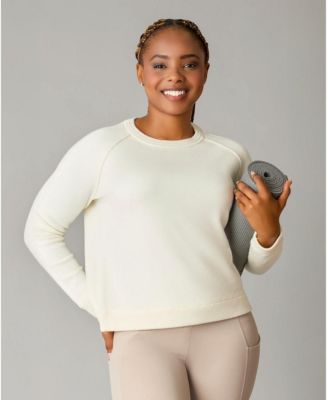 Women's Itch-Free Merino Wool Crewneck Sweater with Soft Liner