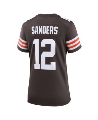 Women's&nbsp;Shedeur Sanders Brown Cleveland Browns 2025 NFL Draft Game Jersey