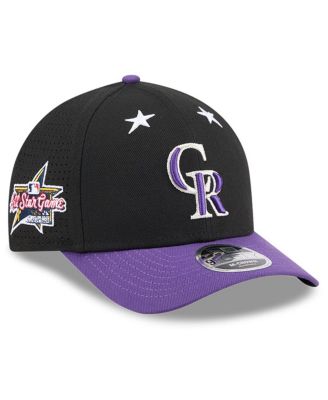 Men's Black/Purple Colorado Rockies 2025 MLB All-Star Game 9FORTY M-Crown Adjustable Hat