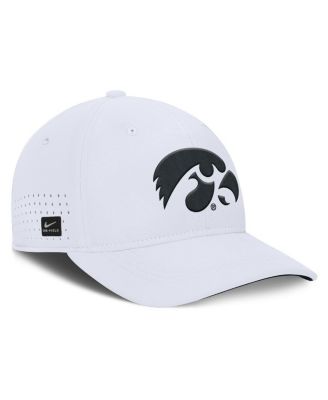 Men's White Iowa Hawkeyes 2025&nbsp;On-Field Gameday Performance Flex Hat