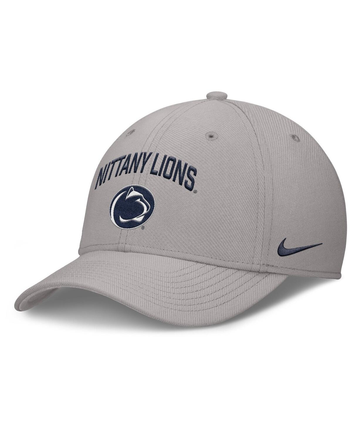 Men's Gray Penn State Nittany Lions 2025 On-Field Rise Performance Flex Hat - Gray