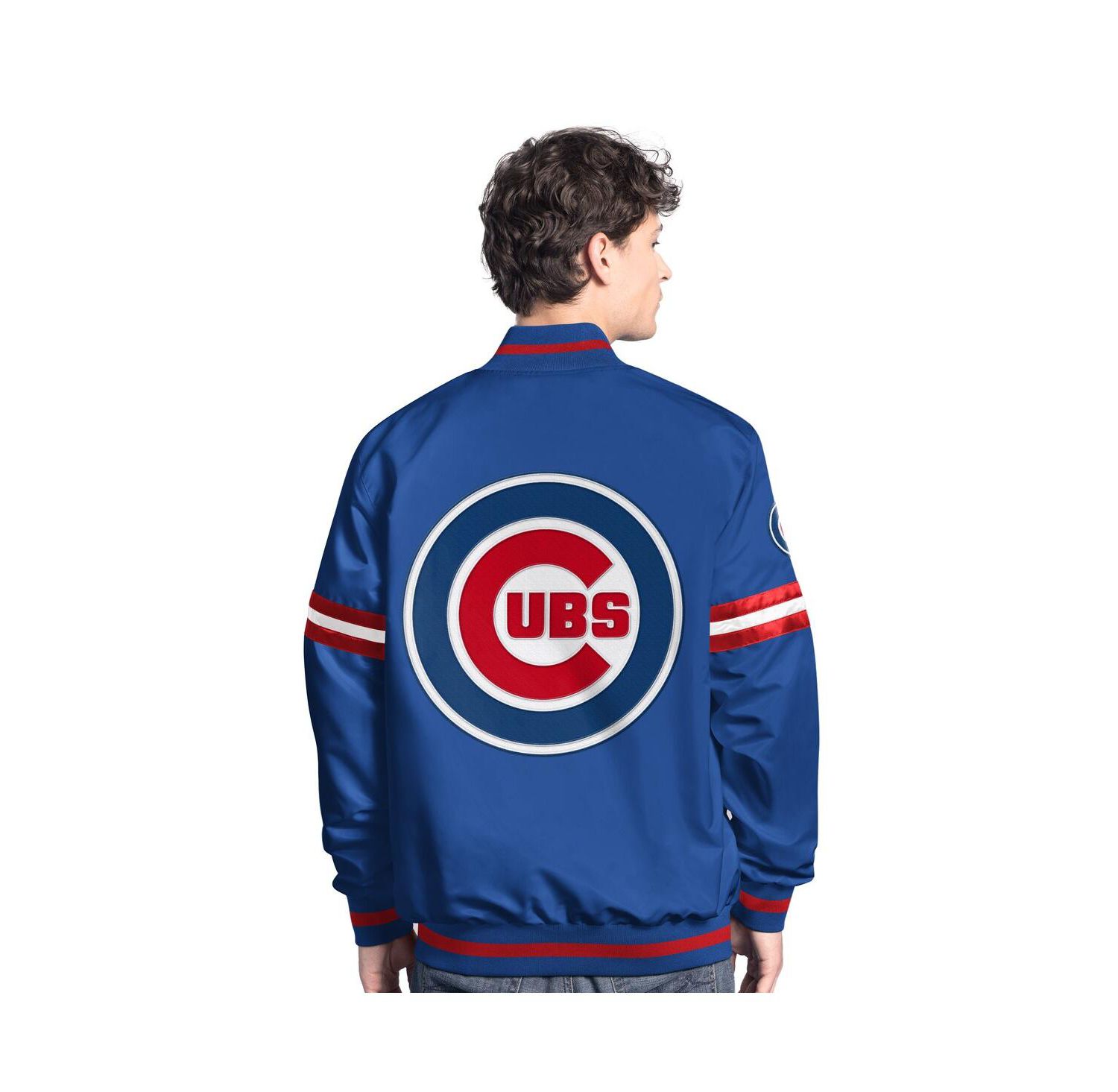 Men's Royal Chicago Cubs Scout Full-Snap Varsity Jacket