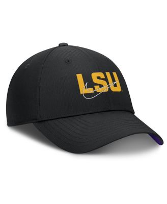 Men's Black LSU Tigers Club Prep Performance Adjustable Hat