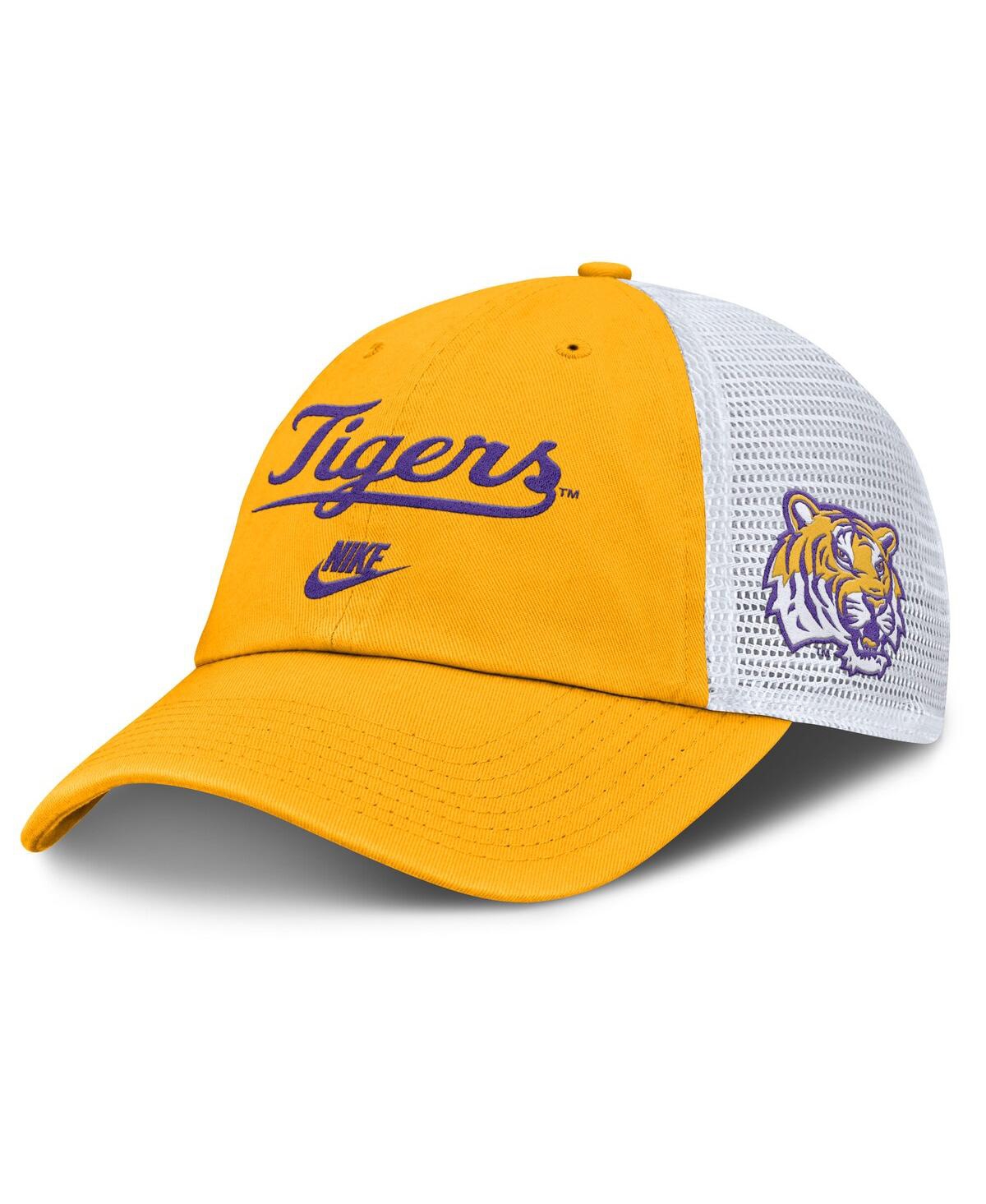 Nike Men's Gold Lsu Tigers Club Legacy Adjustable Trucker Hat