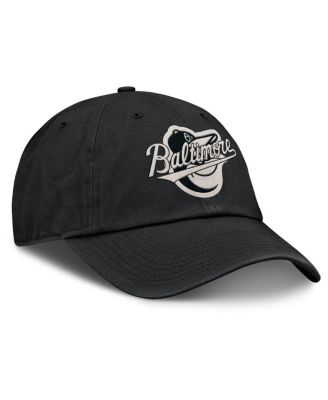 Men's Black Baltimore Orioles Statement Club Adjustable Hat
