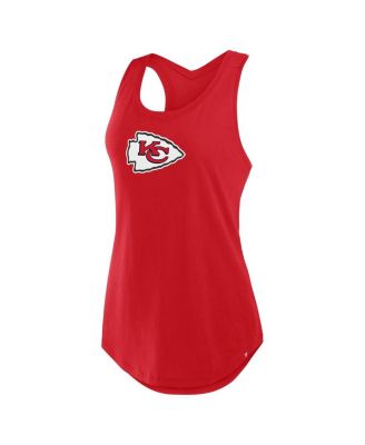 Women's Red Kansas City Chiefs Iron Fan Tank Top