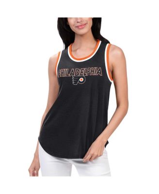G-III 4Her by Carl Banks - Women's Black Philadelphia Flyers Strategy Tank Top