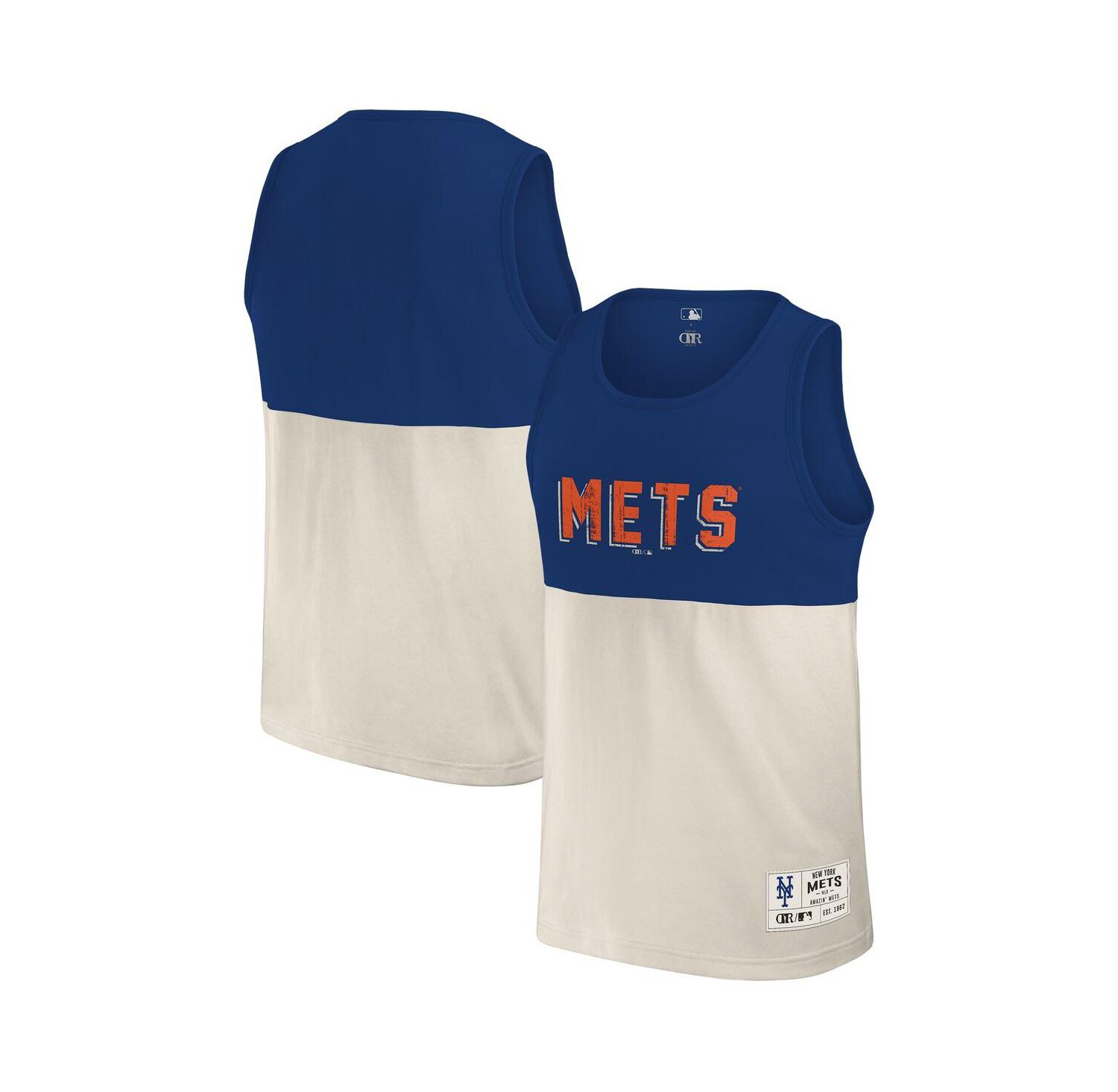 Darius Rucker Collection by Men's Royal New York Mets Color Block Tank Top