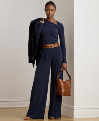 Women's Stretch Jersey Asymmetrical Top