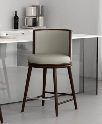 Evalyn 37.6" Upholstered Counter Stool