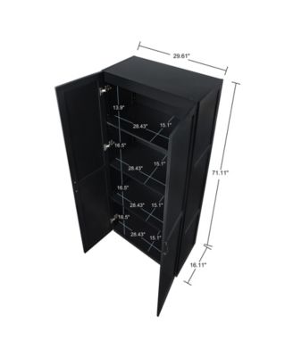Cornelia 29.61" 4-Shelf Storage Closet