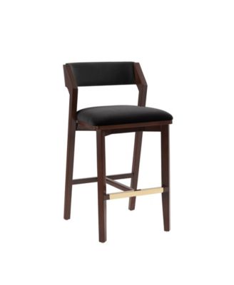Patricia 39.2" Velvet Upholstered Barstool