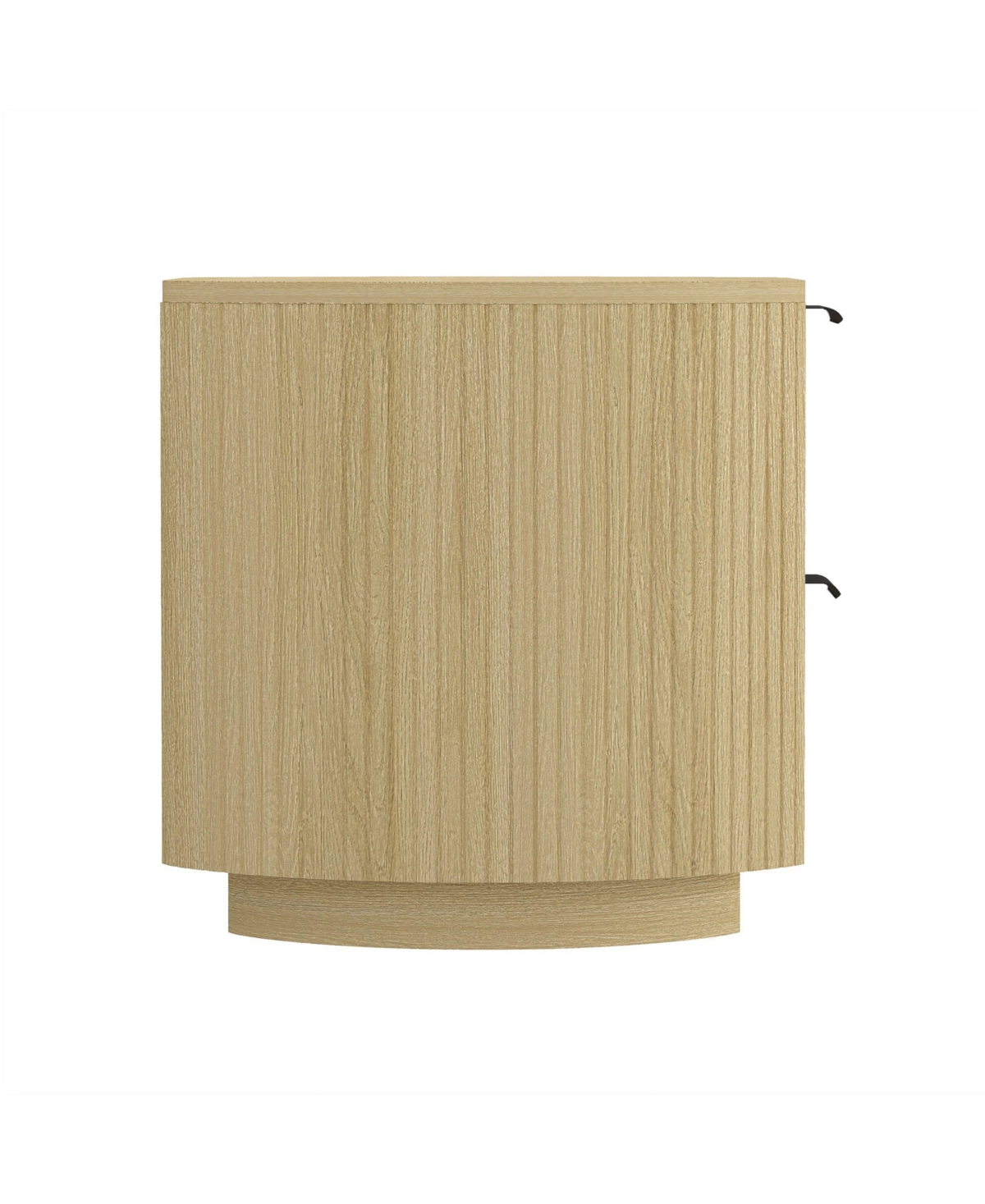 Manhattan Comfort 26.5" Olivia Wood 2-drawer Nightstand In Multi