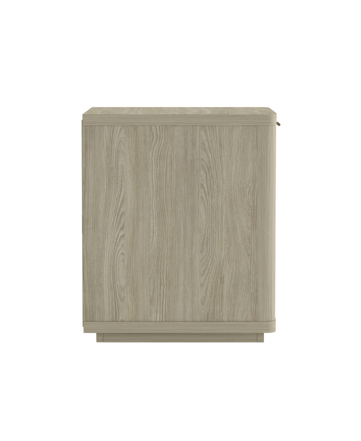 Manhattan Comfort 20" Evelyn Wood 1-drawer Nightstand In Brown